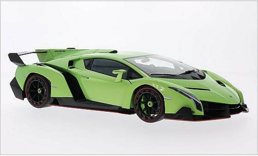 Lamborghini Veneno Coupe 1/18 Autoart metallic green 2013 diecast model cars