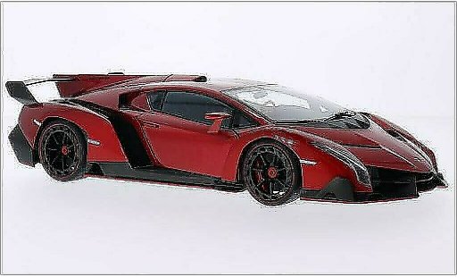Lamborghini Veneno Coupe 1/18 Autoart metallic red 2013 diecast model cars