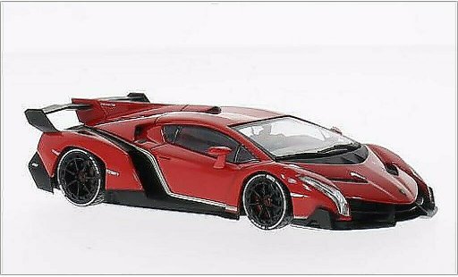 Lamborghini Veneno Coupe 1/43 Kyosho metallic red/white diecast model cars