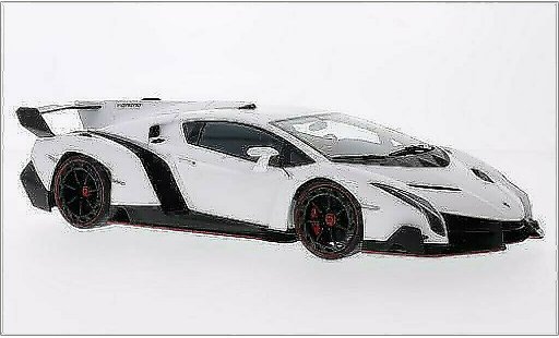 Lamborghini Veneno Coupe 1/18 Autoart white 2013 diecast model cars