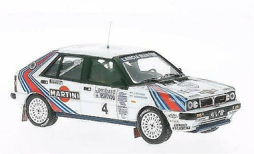 Lancia Delta HF 4WD 1/43 IXO No.4 Martini RAC Rally 1987 /Piironen diecast model cars