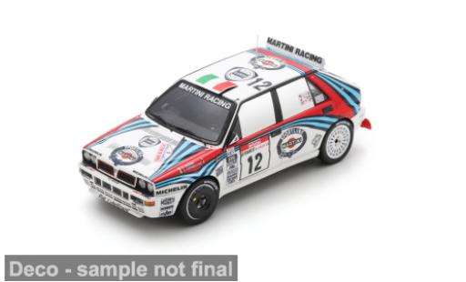 Diecast model cars Lancia Delta HF Integrale Evoluzione EVO Tour de Corse 1992 #12 A.Aghini/S.Farnocchia 1/43 Spark