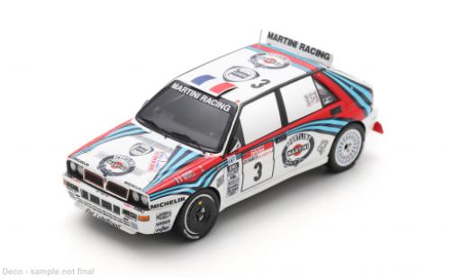 Diecast model cars Lancia Delta HF Integrale Evoluzione EVO Tour de Corse 1992 #3 D.Auriol/B.Occelli 1/43 Spark