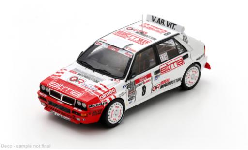 Diecast model cars Lancia Delta HF Integrale Evoluzione EVO Tour de Corse 1992 #8 P.Liatti/L.Tedeschini 1/43 Spark