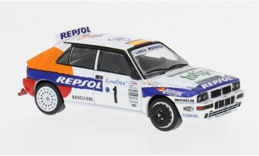 Diecast model cars Lancia Delta Club Italia HF Integrale Rally Monte Carlo 1993 Jolly #1 C.Sainz/L.Moya 1/64 Mini GT