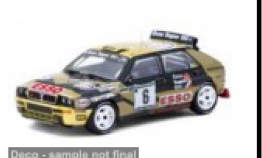 Diecast model cars Lancia Delta HF Integrale Rally Piancavallo 1993 #6 P.Longhi 1/64 Tarmac Works