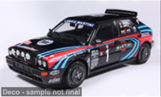 Diecast model cars Lancia Delta HF Integrale black/Dekor 1/18 Solido