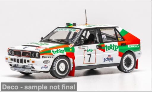 Diecast model cars Lancia Delta HF Integrale 16V Rally San Remo 1987 #7 D.Cerrato/G.Cerri 1/43 IXO