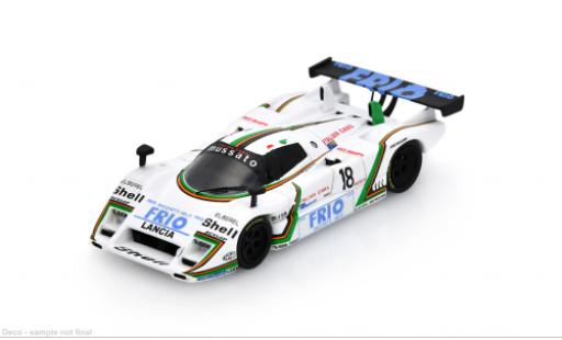 Diecast model cars Lancia LC2 Base 500km Kyalami 1987 #18 F.Konrad/J-P.Frey 1/43 Spark