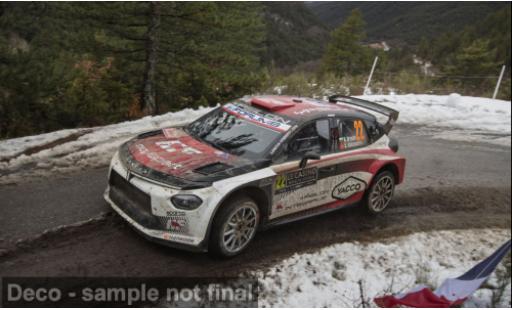 Diecast model cars Lancia Ypsilon HF Rally Rally2 Integrale Monte Carlo 2026 #22 N.Gryazin/K.Aleksandrov 1/43 IXO