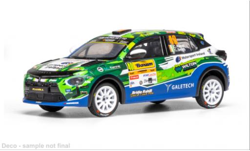 Diecast model cars Lancia Ypsilon HF Rally Rally4 Barum 2025 #40 C.Rahill/C.Smith 1/43 IXO