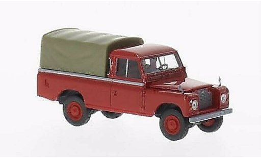 Land Rover 109 Base 1/87 Brekina Plane red with Plane diecast model cars