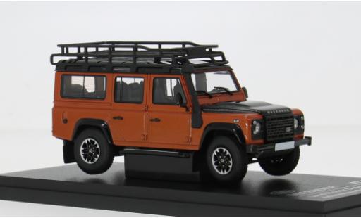 Diecast model cars Land Rover Defender 110 Adventure orange 2015 1/43 Almost Real