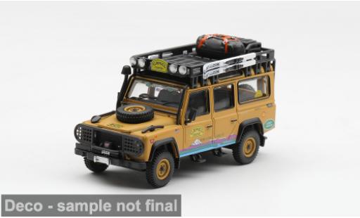 Diecast model cars Land Rover Defender 110 Camel Trophy Camel Trophy Tierra del Fuego 1998 Camel Trophy Team USA Camel Trophy 1/64 Mini GT