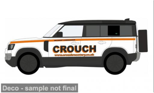 Diecast model cars Land Rover Defender 110 Crouch Recovery 1/76 Oxford