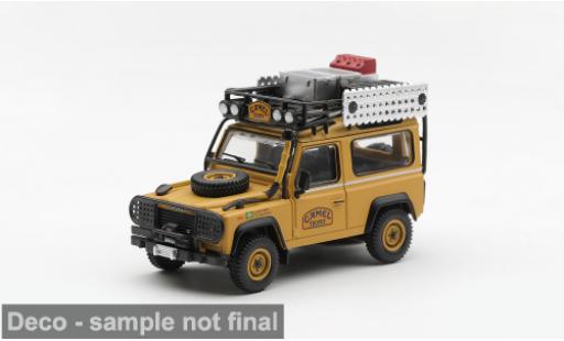 Diecast model cars Land Rover Defender 90 Camel Trophy Camel Trophy Borneo 1985 Camel Trophy Team Brazil Camel Trophy 1/64 Mini GT