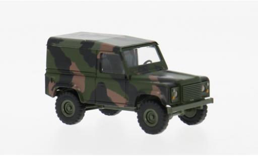 Diecast model cars Land Rover Defender 90 van olive 1983 1/87 Busch