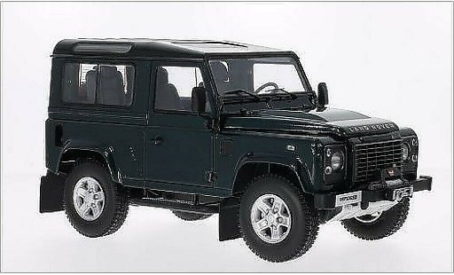 Land Rover Defender 90 1/18 Kyosho metallic green/black diecast model cars