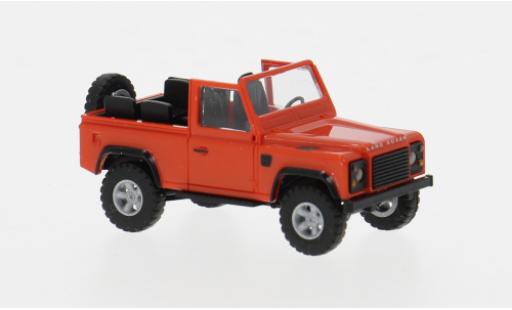 Diecast model cars Land Rover Defender 90 rot 1983 1/87 Busch