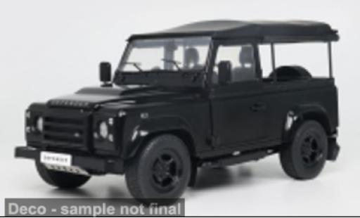 Diecast model cars Land Rover Defender 90 black 2016 1/18 Solido