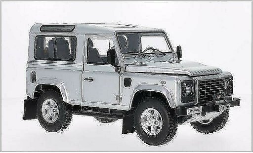 Land Rover Defender 90 1/18 Kyosho grey/black diecast model cars