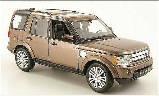 Land Rover Discovery Base 1/24 Welly 4 metallic brown diecast model cars