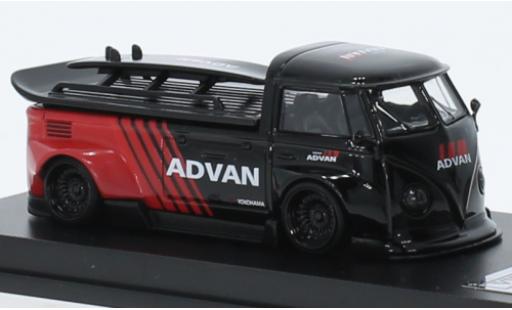 Diecast model cars Volkswagen T1 Base Pick Up RWB Advan 1/64 Lang Feng Model