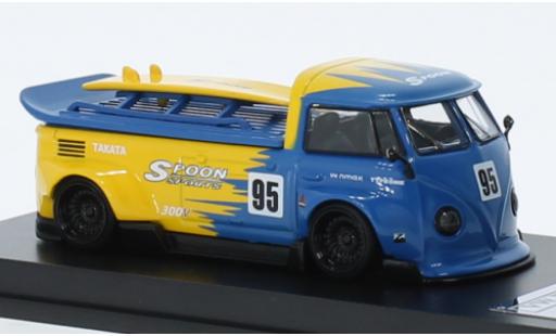 Diecast model cars Volkswagen T1 Base Pick Up RWB Spoon 1/64 Lang Feng Model