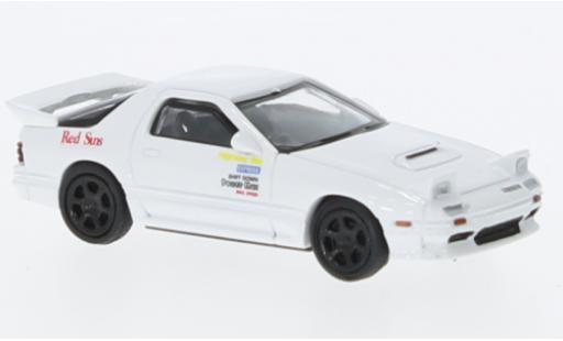 Diecast model cars Mazda RX7 Base (FC3S) white 1/87 Lang Feng Model