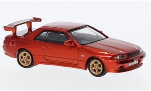 Diecast model cars Nissan Skyline R32 GT-R () metallise red 1/87 Lang Feng Model