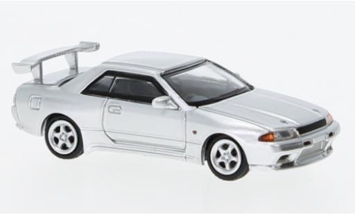 Diecast model cars Nissan Skyline R32 GT-R () silver 1/87 Lang Feng Model