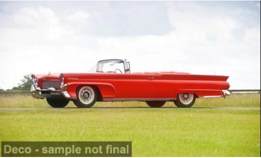 Diecast model cars Lincoln Continental 1958 MKIII red 1/18 Sun Star