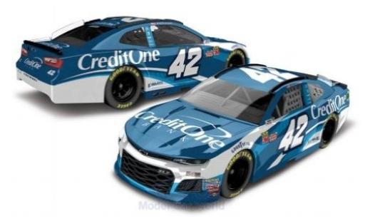 Diecast model cars Chevrolet Camaro RS ZL1 No.42 Chip Ganassi Racing CreditOne Bank Nascar 2018 K.Larson 1/64 Lionel Racing