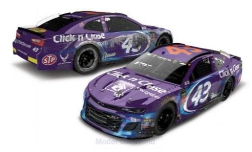 Diecast model cars Chevrolet Camaro RS ZL1 No.43 Richard Petty Motorsports Click n Close Nascar 2018 D.Wallace Jr. 1/64 Lionel Racing