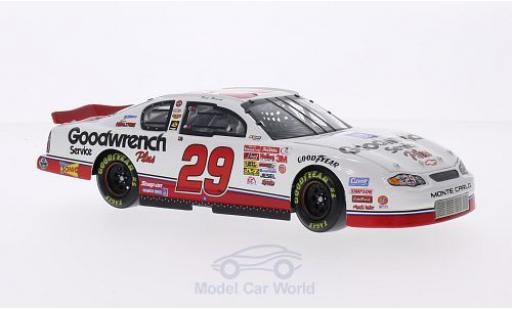 Diecast model cars Chevrolet Monte Carlo course No.29 Richard Childress Racing GM Goodwrench Service Plus Nascar 2001 K.Harvick 1/24 Lionel Racing