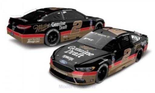 Diecast model cars Ford Fusion Nascar No.2 Team Penske Miller Genuine Draft 2018 B.Keselowski 1/64 Lionel Racing