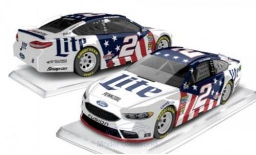 Diecast model cars Ford Fusion Nascar No.2 Team Penske Miller Lite 2018 B.Keselowski 1/64 Lionel Racing