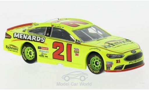 Diecast model cars Ford Fusion Nascar No.21 21 Wood Brothers Menards 2018 P.Menard 1/64 Lionel Racing