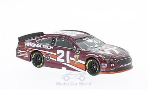 Diecast model cars Ford Fusion Nascar No.21 Wood Brothers Virginia Tech 2016 R.Blaney without Vitrine 1/64 Lionel Racing