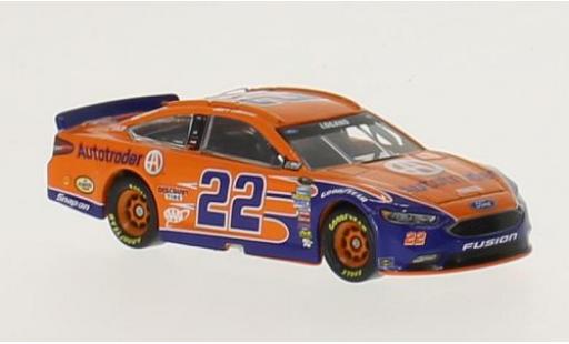 Diecast model cars Ford Fusion Nascar No.22 Team Penske Autotrader 2016 J.Logano 1/64 Lionel Racing