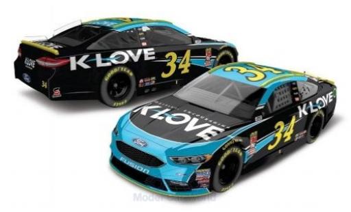 Diecast model cars Ford Fusion Nascar No.34 FrontRow Motorsports K-Love 2018 M.McDowell 1/64 Lionel Racing