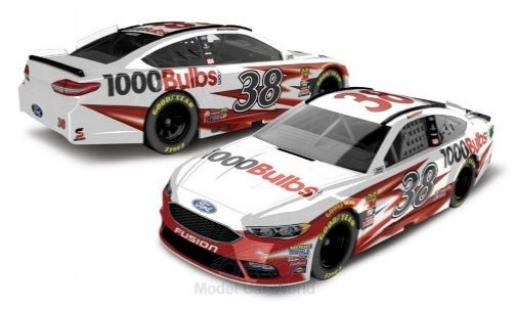 Diecast model cars Ford Fusion Nascar No.38 FrontRow Motorsports 1000Bulbs 2018 D.Ragan 1/64 Lionel Racing