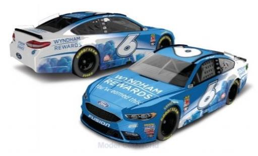 Diecast model cars Ford Fusion Nascar No.6 Roush Fenway Racing Wyndham Rewards 2018 M.Kenseth 1/64 Lionel Racing