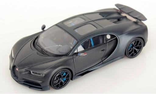Diecast model cars Bugatti Chiron Sport 110 Ans matt-carbon/matt-anthracite avec ausgefahrenem aileron arri&Atilde;&uml;re 1/43 Look Smart