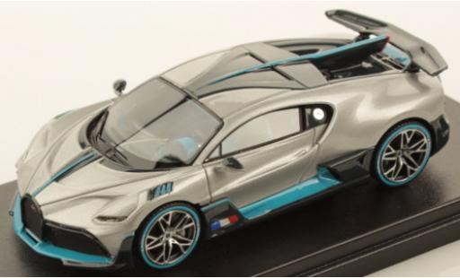 Diecast model cars Bugatti Divo coupe metallic grey/Dekor 2018 1/43 Look Smart