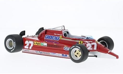 Diecast model cars Ferrari 126 CK No.27 formula 1 1981 Version: VS F104S Starfighter G.Villeneuve 1/18 Look Smart