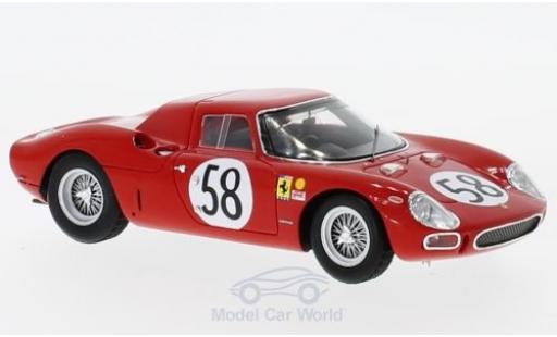 Diecast model cars Ferrari 250 LM RHD No.58 24h Le Mans 1964 J.Rindt/D.Piper 1/43 Look Smart