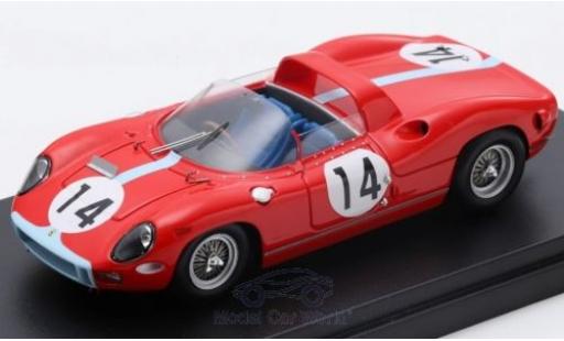 Diecast model cars Ferrari 330 P RHD No.14 Scuderia 24h Le Mans 1964 G.Hill/J.Bonnier 1/43 Look Smart