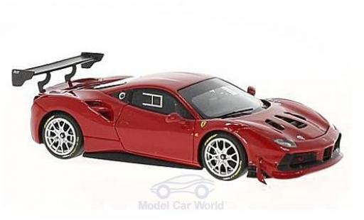 Diecast model cars Ferrari 488 Challenge red 1/43 Look Smart