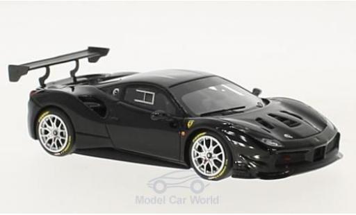 Diecast model cars Ferrari 488 Challenge black 1/43 Look Smart